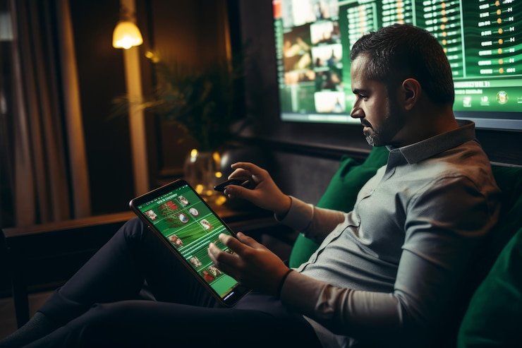 Antarmuka aplikasi mobile asia slot88 menampilkan meja blackjack langsung dengan dealer profesional